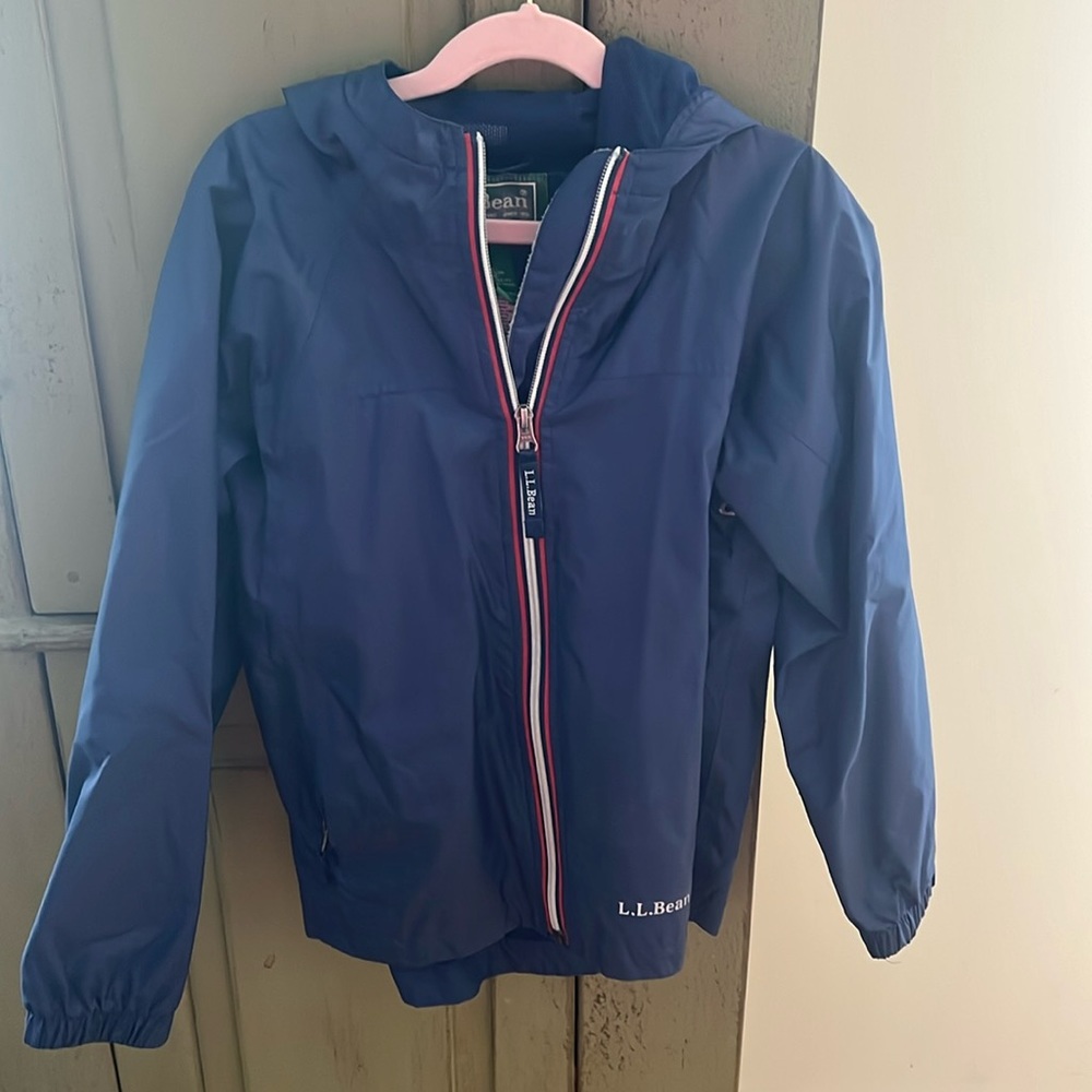 Kids LL Bean rain jacket.